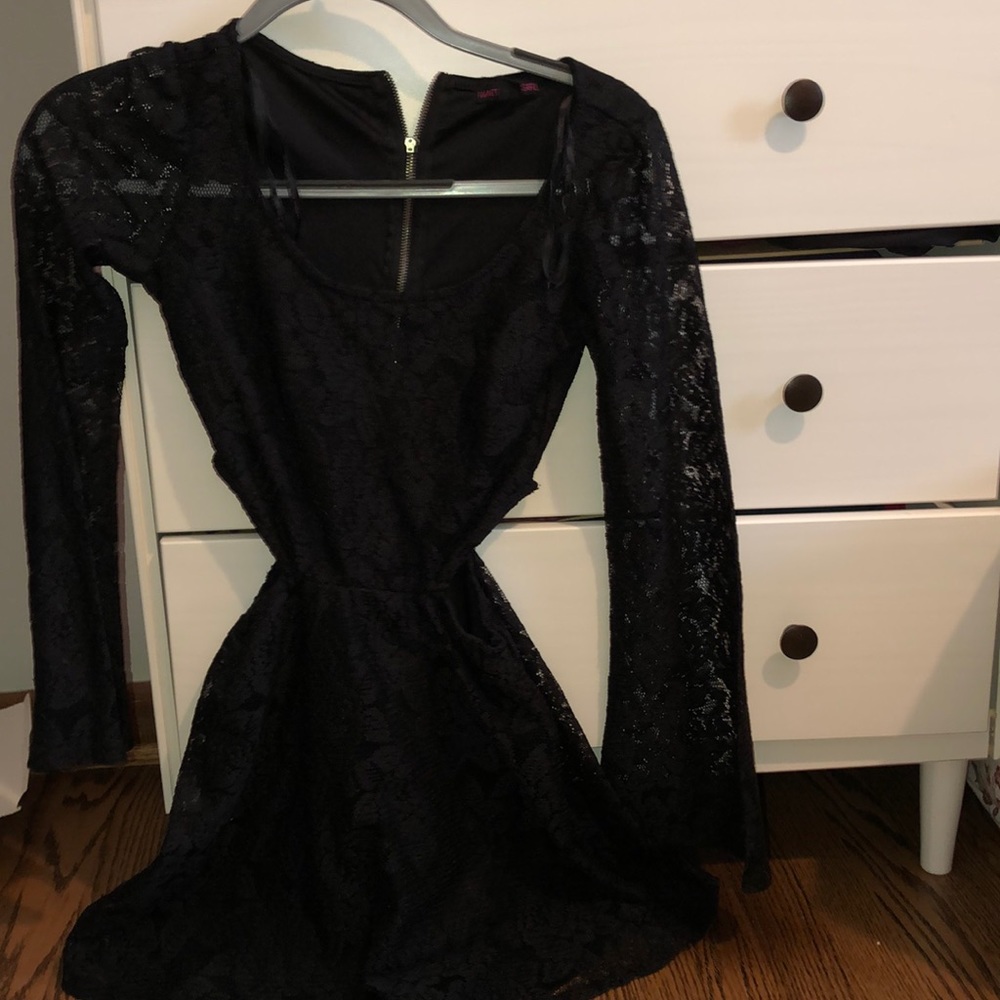 Lace black dress